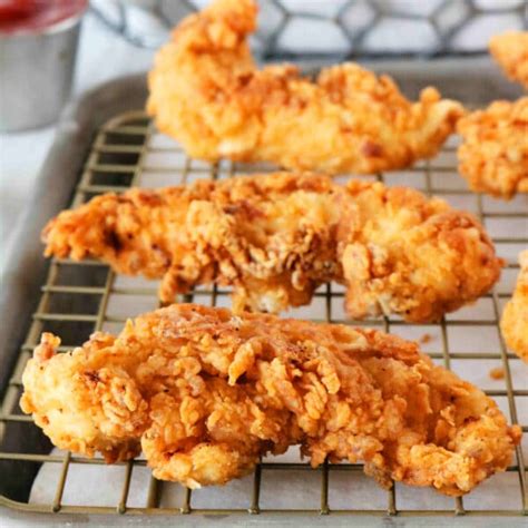 Fried Chicken Strips Recipe - The Anthony Kitchen