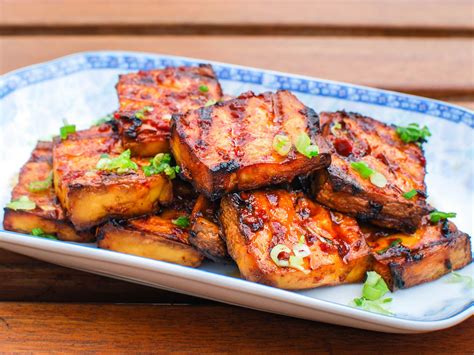 Grilled Tofu With Chipotle-Miso Sauce Recipe