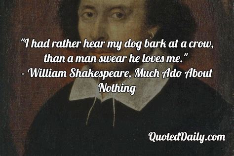 William Shakespeare, Much Ado About Nothing Quote - More at QuotedDaily ...