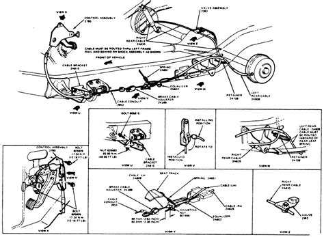 2000 Ford ranger rear brake line diagram