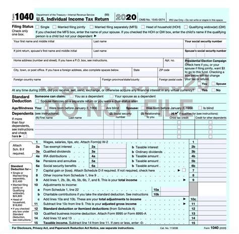 IRS Releases Draft Form 1040: Here’s What’s New For 2020