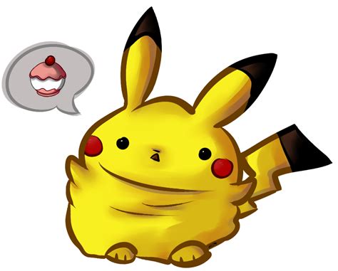 Fat Pikachu by rawriipods on DeviantArt