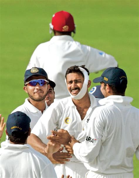 Anil Kumble bowls with a broken jaw | ESPNcricinfo.com