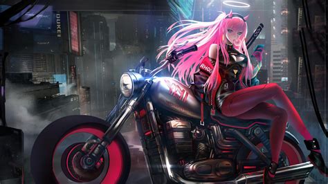 1920x1080 Anime Girl On Bike Art Laptop Full HD 1080P ,HD 4k Wallpapers ...