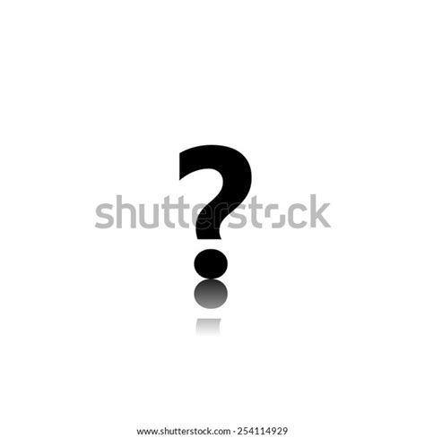 Question Mark Icon Black Vector Illustration Stock Vector (Royalty Free ...