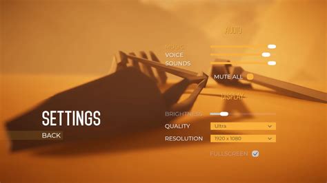 Gustavo Carneiro - This World of Orange | Main Menu Design + Animation