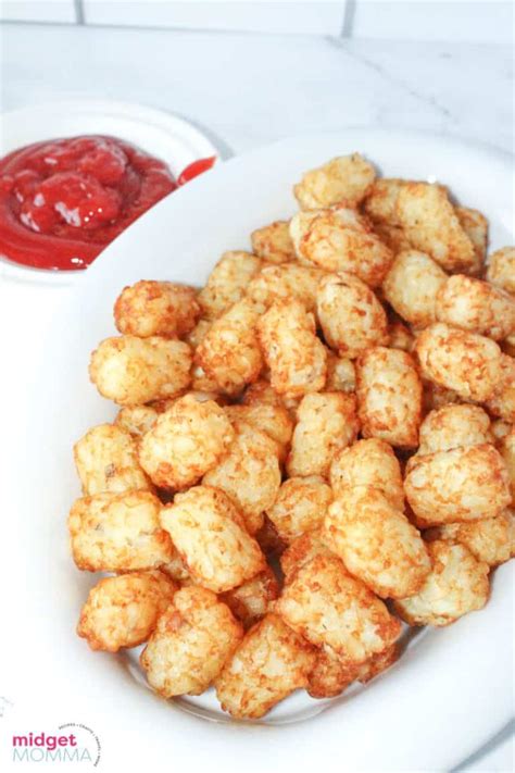 Air Fryer Frozen Tater Tots - PERFECT Tater tots every time!