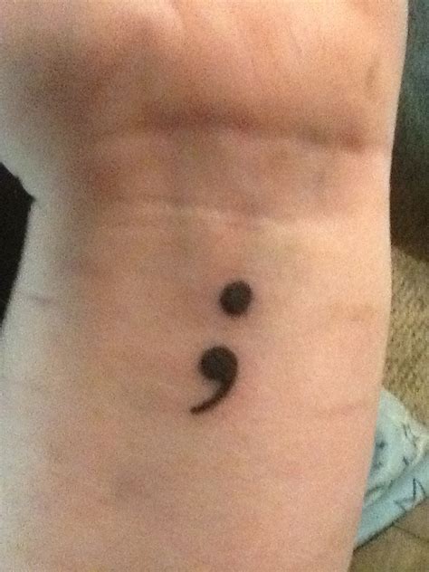 Semicolon Inspiring Quotes. QuotesGram