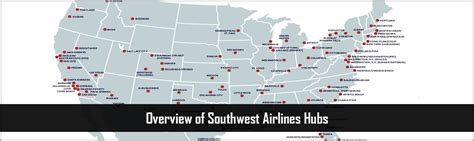 List & Name of Southwest Airlines Hubs-Fares Match