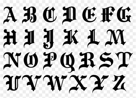 Old English Alphabet Letters A Z Copy And Paste - Photos Alphabet Collections