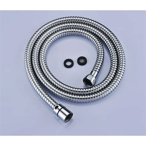 Purelux Shower Hose 59 Inches Brushed Nickel Finsh, Double lock ...