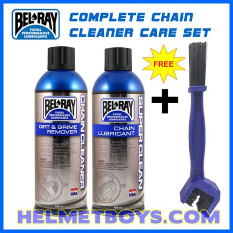 BELRAY motorcycle chain cleaner care set – HELMETBOYS