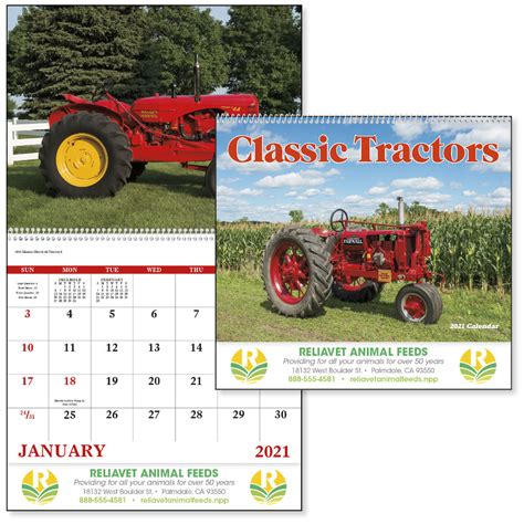 Spiral Classic Tractors 2024 Calendar | lupon.gov.ph