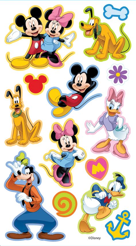 Disney Puffy Stickers-Mickey & Friends - 1558688578