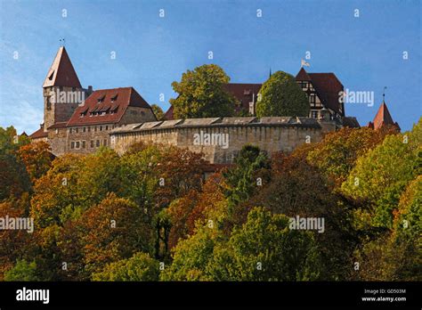 Coburg castle, Coburg, Upper Franconia, Bavaria, Germany Stock Photo ...