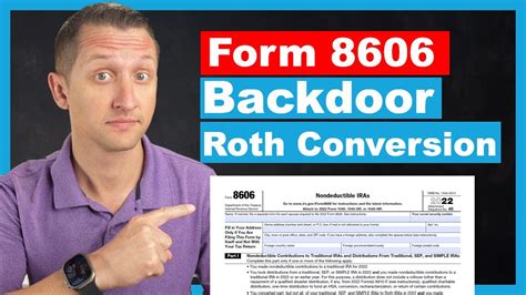 How to fill out IRS Form 8606 for Backdoor Roth Conversions with 4 ...