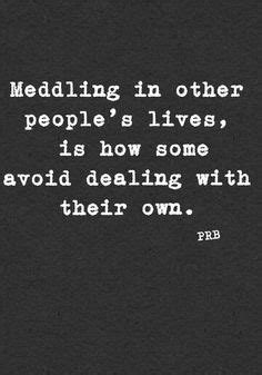 Meddling People Quotes. QuotesGram