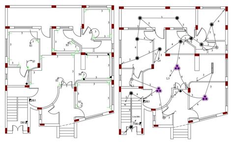 Electrical House Wiring Layout Plan Autocad Drawing Dwg File Cadbull – Themelower