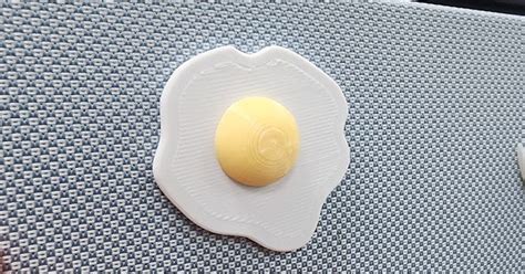 egg fry 6x3 magnet by Gyu.Lee | Download free STL model | Printables.com