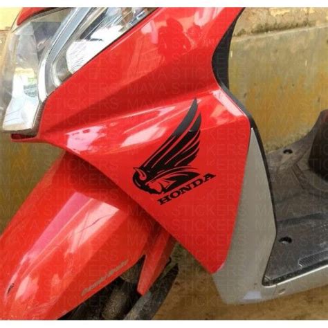 Honda wings unique logo sticker / decal for Honda bikes and cars ...