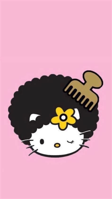 afro hello kitty (=^･ｪ･^=) in 2021 | Hello kitty, Hello kitty ...