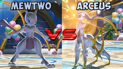 Pokemon battle revolution - Mewtwo vs Arceus - YouTube