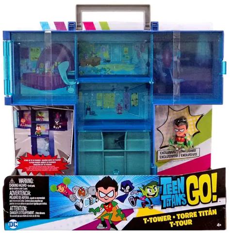 Teen Titans Go T-Tower Carry Case Mattel Toys - ToyWiz