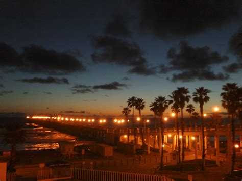 Sunset at the Pier in Oceanside, CA Oceanside, Pier, Sunrise, Favorite Places, Clouds, Sky ...