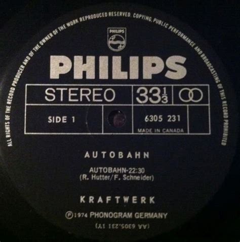 Kraftwerk – Autobahn - 1974 Original! – Vinyl Pursuit Inc