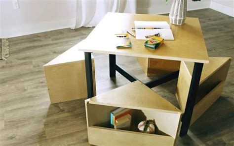 25 DIY Craft Table Ideas with Storage