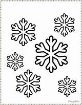 Free Printable Coloring Pages Snowflakes sketch template
