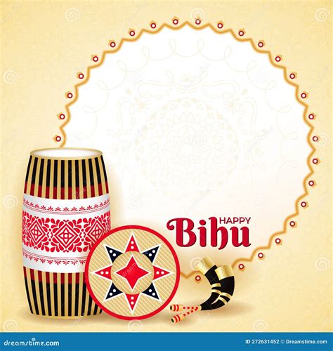 Happy Bihu Assam New Year Poster. Traditional India Harvest Festival ...