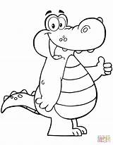 Crocodile With Open Mouth coloring Page  Free Printable Coloring Pages sketch template
