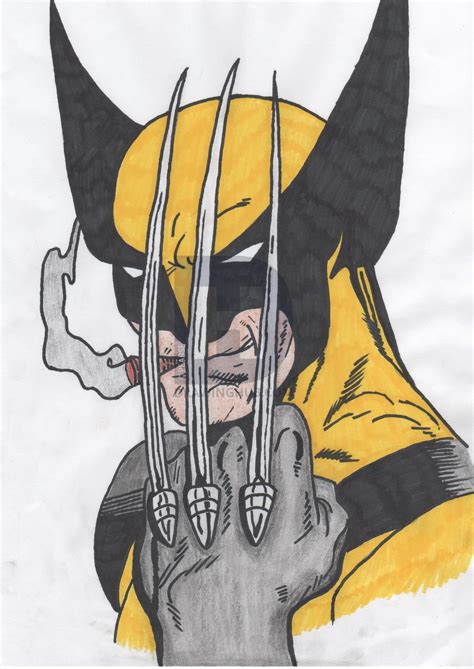 Wolverine Drawing at PaintingValley.com | Explore collection of Wolverine Drawing