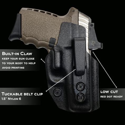 Ruger Max-9 IWB TUCKABLE RED DOT READY + INTEGRATED CLAW/WING HOLSTER – Whole Guns