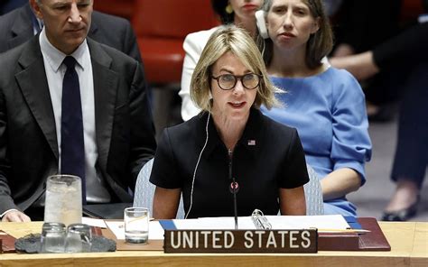 Kelly Craft, new US envoy to the UN, promises she will be voice for freedom | The Times of Israel