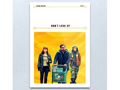 Don't Look Up | Adam Mckay | 2021 by MM_MoviePosters on Dribbble