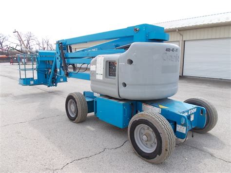 2011 GENIE Z-45/25J 500 LBS ELECTRIC 45 FT. PNEUMATIC ARTICULATING BOOM LIFT 825 HOURS STK ...