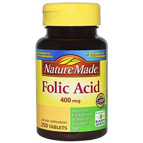 Best Folic Acid Nature Made - 4U Life