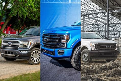 Ford F-150 and Super Duty Truck Comparison