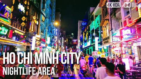 Ho Chi Minh City Nightlife Area, Clubs and Bars - 🇻🇳 Vietnam [4K HDR ...