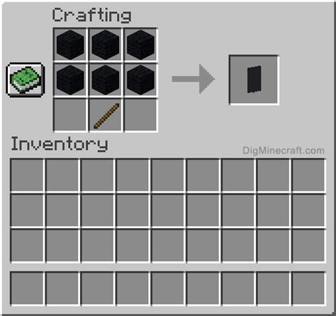 How to make a Black Banner in Minecraft