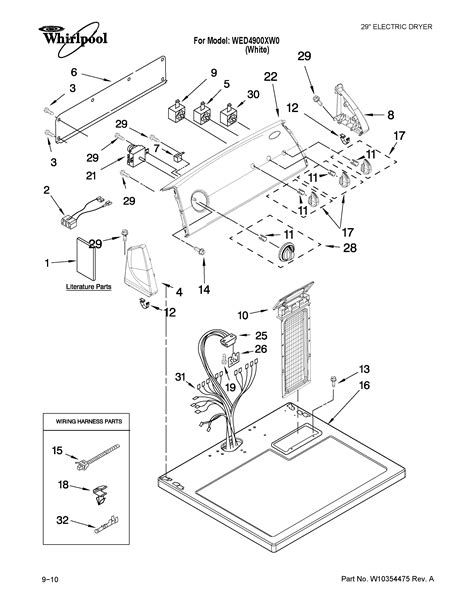 Whirlpool Dryer Schematic Wiring Diagram » Schema Digital