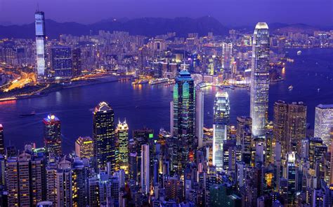 Hong Kong Night View Wallpapers - Top Free Hong Kong Night View Backgrounds - WallpaperAccess