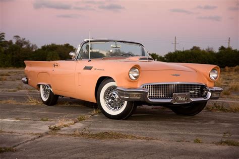 1957 Ford thunderbird stock colors