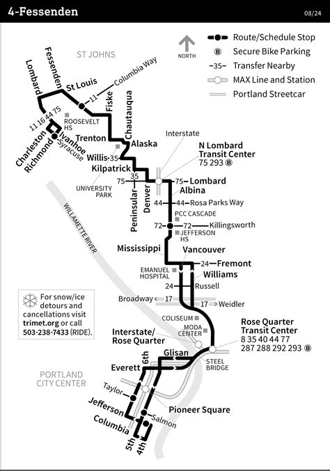 Portland Bus Route Map - Loree Ranique