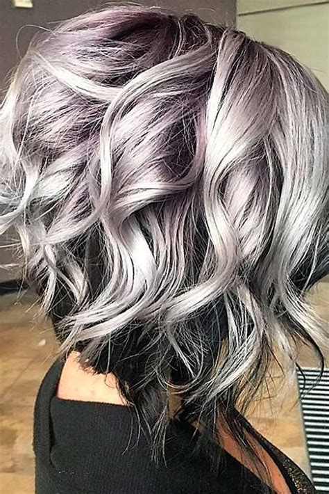 Grey Ombre Short Curly Hair - What's New