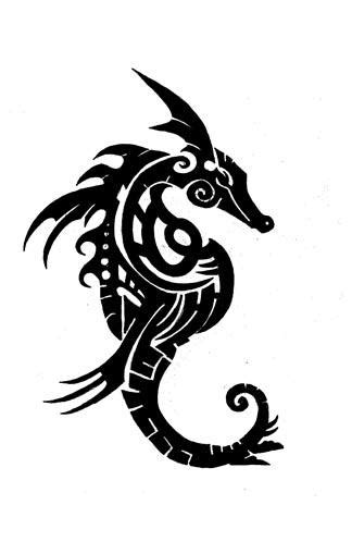 Seahorse, TRIBAL by uwak on DeviantArt