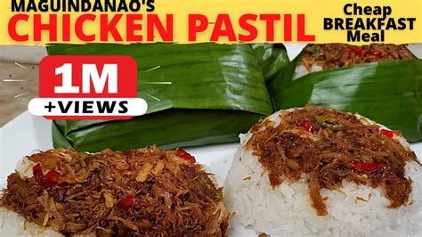 CHICKEN PASTIL | PATER | Maguinadaoan Recipe | Quick and Easy ...