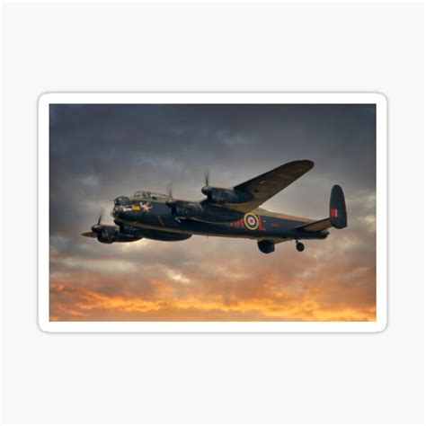 "Avro Lancaster" Sticker by SteveHClark | Redbubble